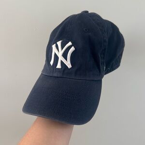 Genuine Merchandise Navy Blue New York Yankees Baseball Cap with White Logo